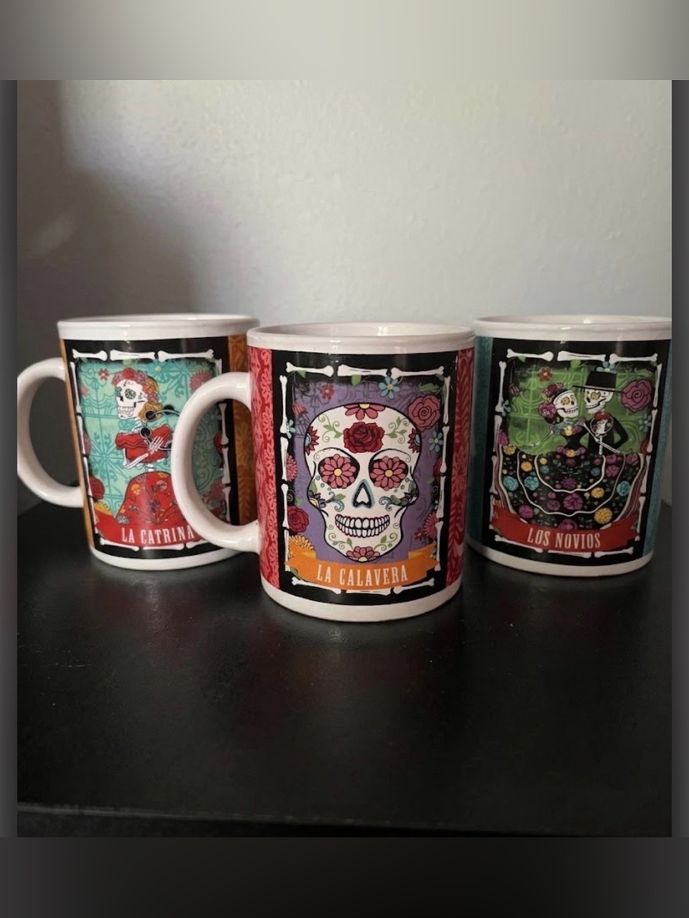3 Day of the Dead Ceramic Coffee Mug